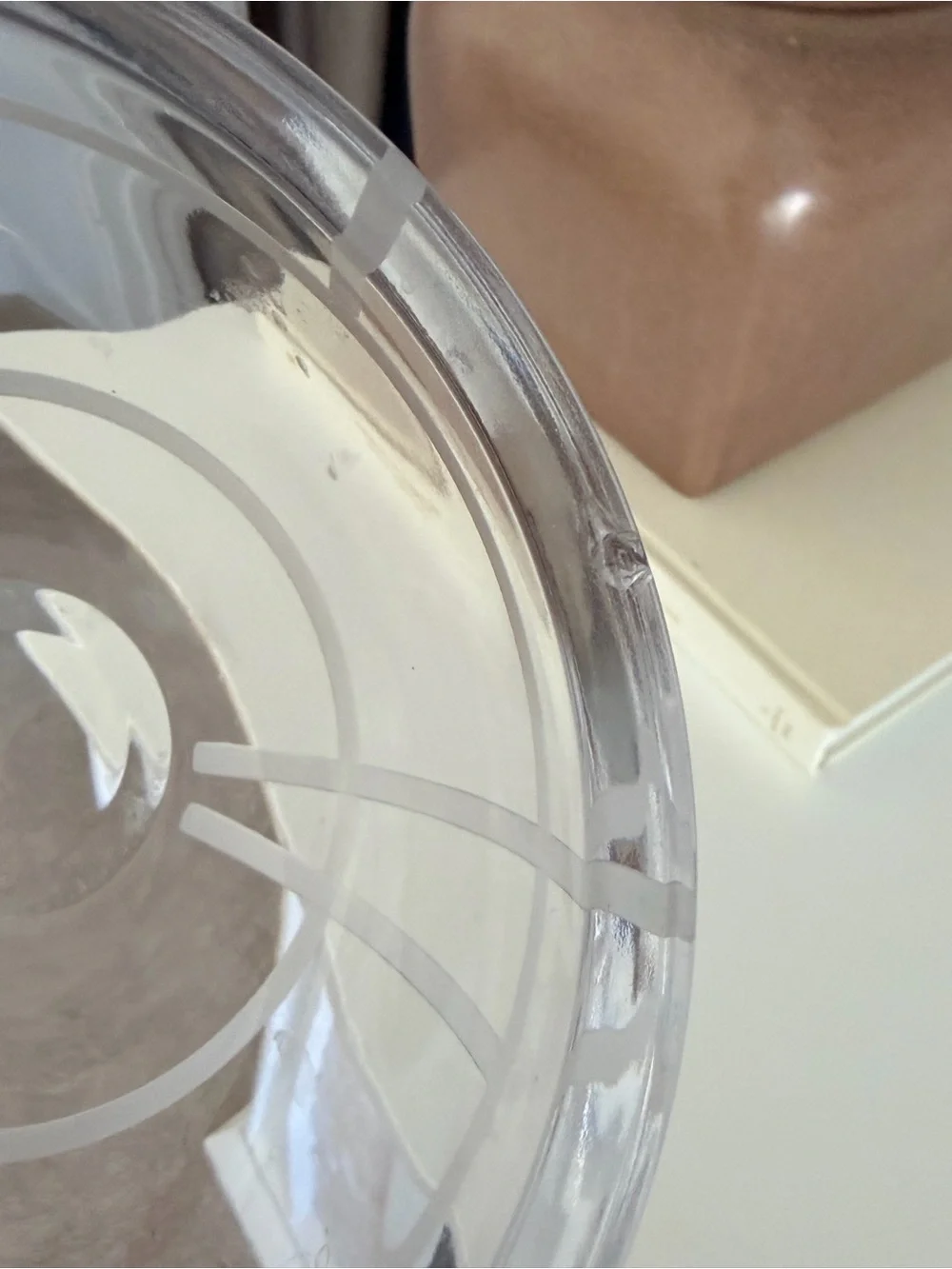 Kate Soade Clear Glass Bowl - Transparent